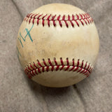 Richard Nixon autographed single signed baseball JSA cert