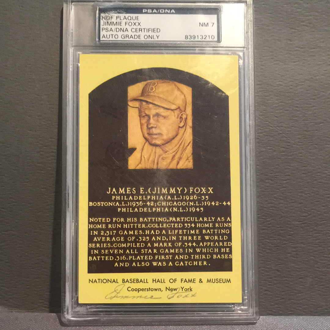 jimmie foxx card