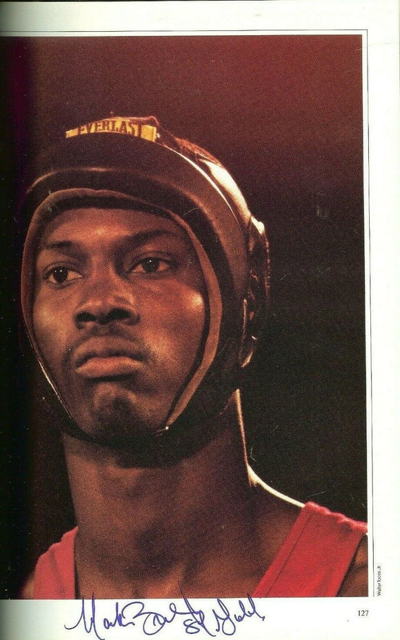 Mark Breland autographed 1984 Official Olympic Souvenir Program