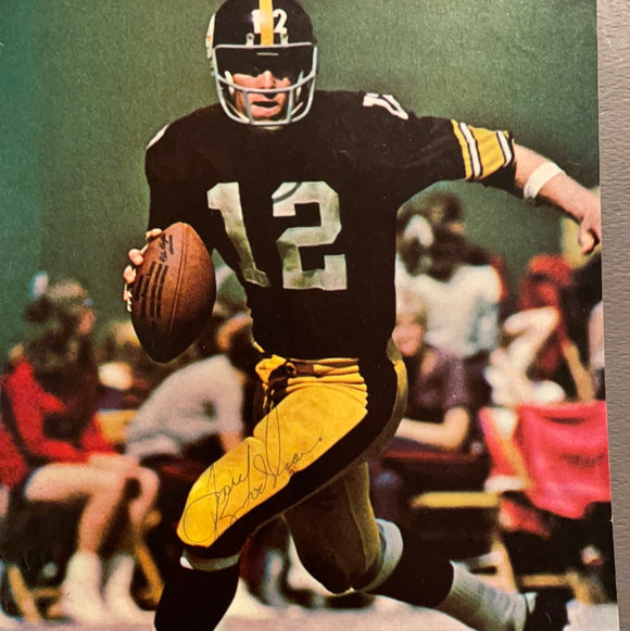 Terry Bradshaw vintage autographed 8x10 color magazine photo. Obtained in person