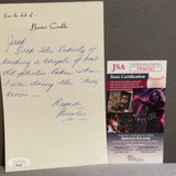 Buster Crabbe autographed note JSA certified