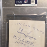 Art Rooney autographed album page PSA/DNA encapsulated