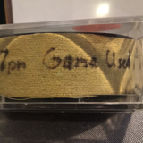 Henrik Lundqvist autographed Game Used puck Steiner14/30