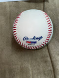Rod Carew autographed HOF 91 MLBall PSA certified