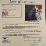 Donald Trump autographed 8x10 color photo JSA letter