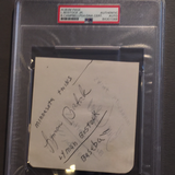 Lyman Bostock autographed and the PSA/DNA encapsulated