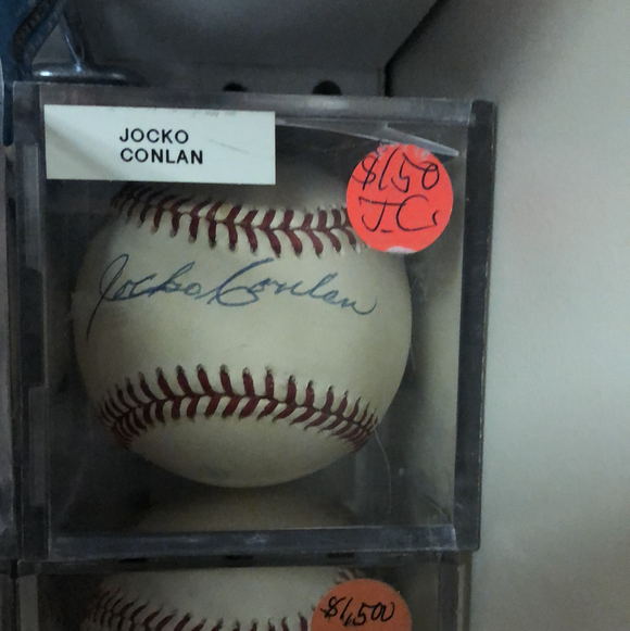 Jocko Conlan autographed MLBall - LW Sports