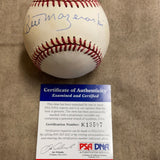 Bill Mazeroski autographed MLB baseball PSA certified