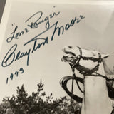 Clayton Moore autographed 8x10 BxW photo JSA certified