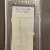 Reggie Jackson autographed personal check PSA/DNA encapsulated