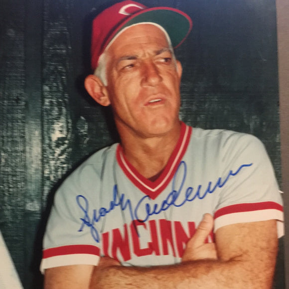 Sparky Anderson autographed 8x10 color photo