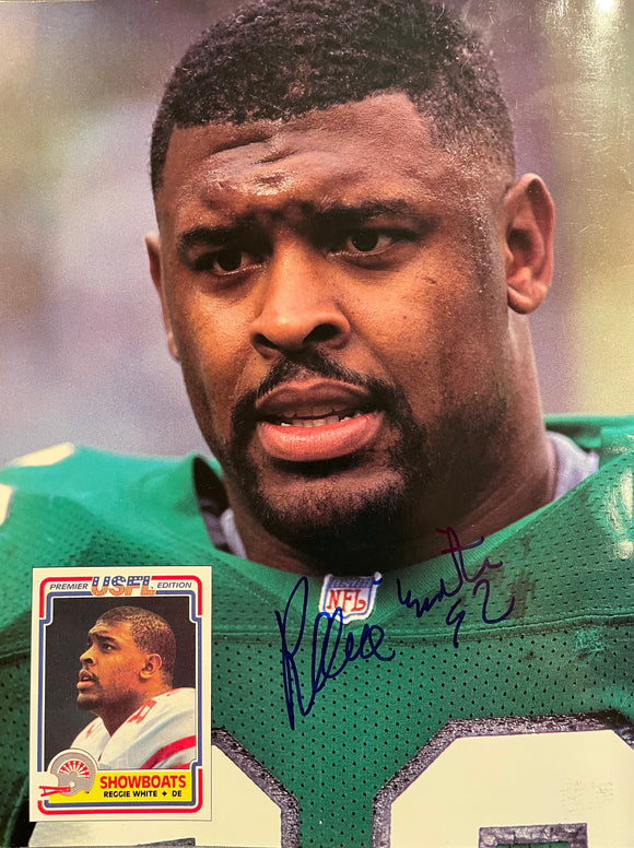 Reggie White autographed Beckett magazine