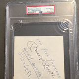 Mickey Mantle autographed album page PSA/DNA encapsulated
