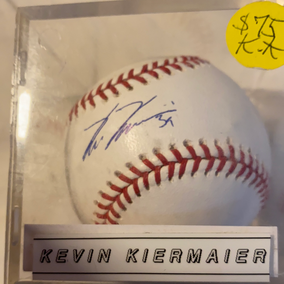 Kevin Kiermaier autographed MLB baseball