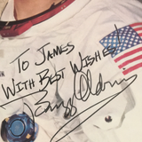 Buzz Aldrin autographed 8x10 color NASA photo JSA certified