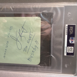 Danny Thompson autographed album page PSA/DNA encapsulated