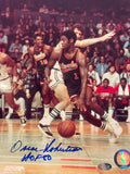 Oscar Robertson autographed with HOF 80 8x10 color photo GTSM sticker