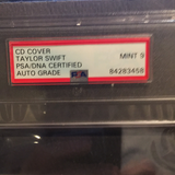 Taylor Swift autographed Folklore  CD cover PSA/DNA Mint 9 encapsulated