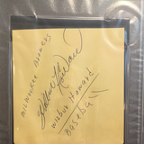 Jack Nicklaus autographed album page PSA/DNA encapsulated