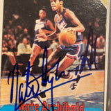 Nate Archibald autographed 1975 Topps basketball PSA/DNA encapsulated autographed grade among 9card