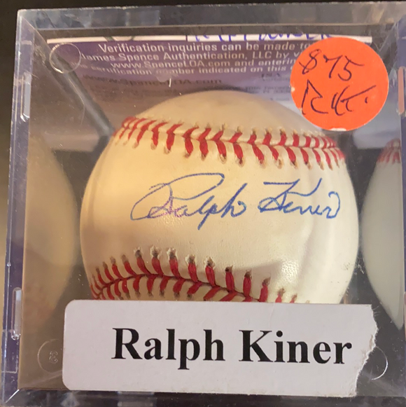 Ralph Kiner autographed MLBall