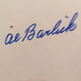 Al Barlick autographed 8x10 BxW photo