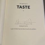 Taste by Stanley Tucci autographed book
