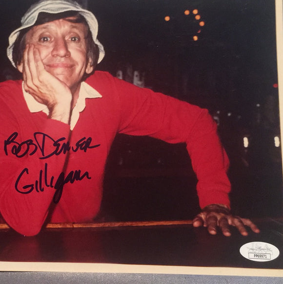 Bob Denver autographed 8x10 color photo JSA certified
