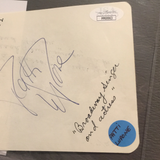 Keith Emerson/Patti Lupone autographed album page JSA certified
