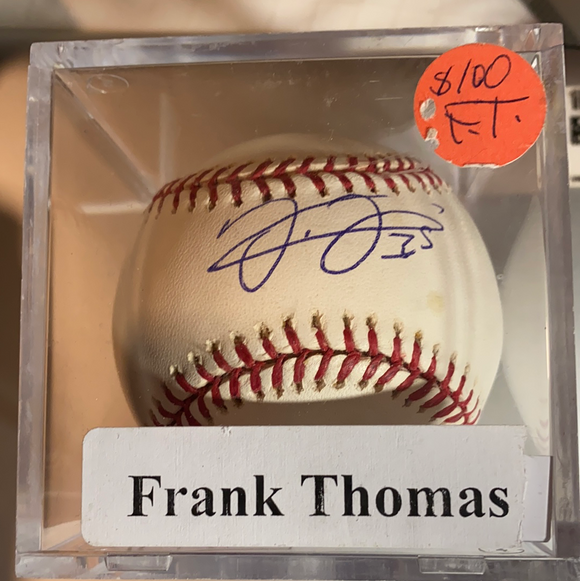 Frank Thomas autographed MLB baseball. JS certified.