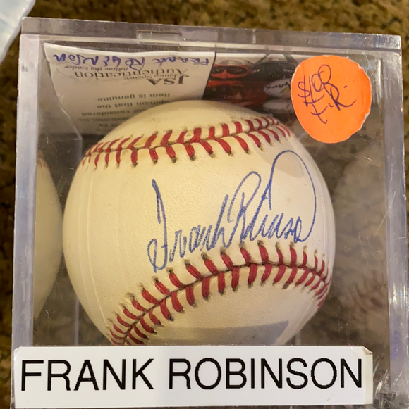 Frank Robinson autographed MLB Baseball