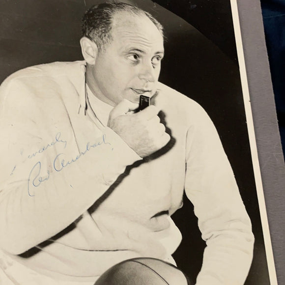 Red Auerbach autographed 8x10 B&W photo personalized