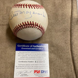 Bill Mazeroski autographed MLB baseball PSA certified