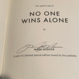 No One Wins Alone A Memoir by Mark Messier autographed
