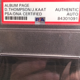 Danny Thompson autographed album page PSA/DNA encapsulated