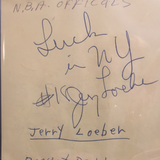 Emlen Tunnell autographed album page PSA/DNA encapsulated