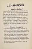 Maurice Richard 5x7 color postcard autographed