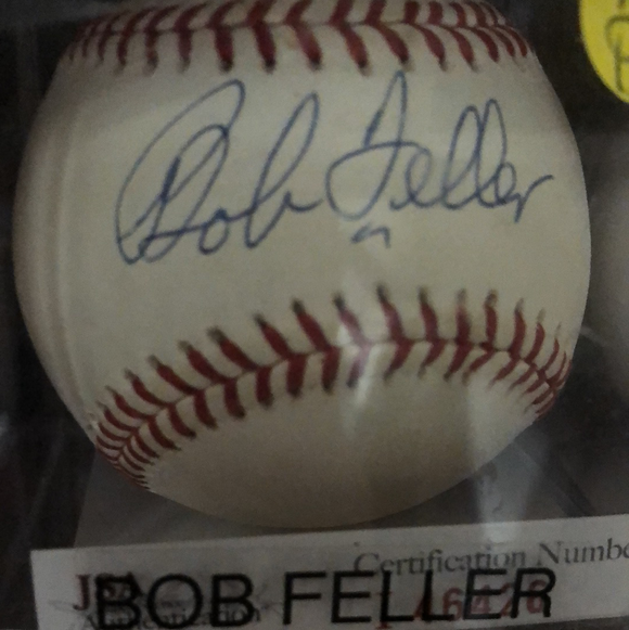 bob feller autograph