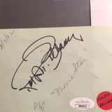 Terrence Cardinal Cooke/Ralph Bellamy autograph album page JSA certified