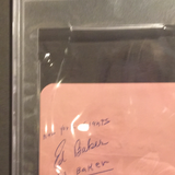 Joe DiMaggio autographed album page PSA/DNA encapsulated