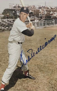 Ted Williams autographed 8x10 color photo