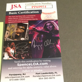 Magic Johnson autograph album page JSA certified