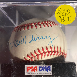 Bill Terry autographed MLB Baseball Mint PSA/DNA