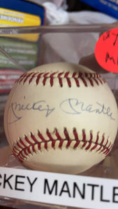 Mickey Mantle autographed MLBall