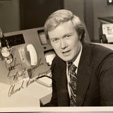 Chuck Scarborough autographed 8x10 BxW photo personalized JSA certified