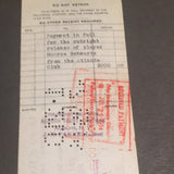 Ed Barrow/Jacob Ruppert autographed Yankee check from 1924.payment for Monroe Schwartz comes with JSA letter.