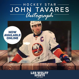 John Tavares autographed 8x10 color photo
