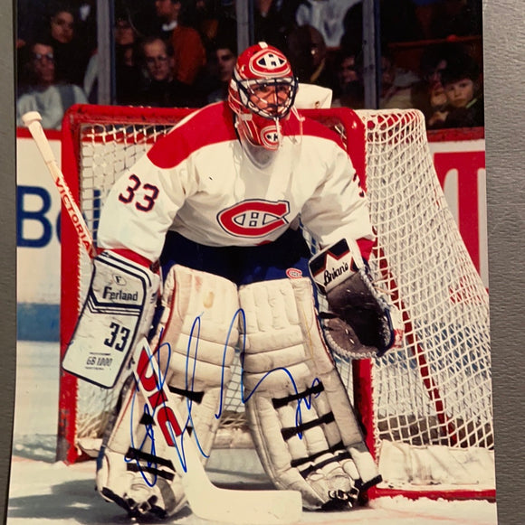 Patrick Roy autographed 8x10 color photo obtained in person