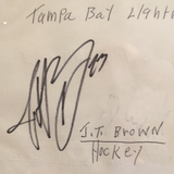 Nikita Kucherov autographed album page PSA/DNA encapsulated