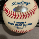 Dave Winfield autographed HOF 2001 MLBall Steiner sticker
